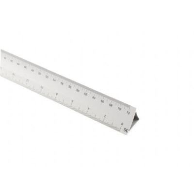 Alvin HC12A Architect Triangular Scale Ruler Hollow Aluminum - 12