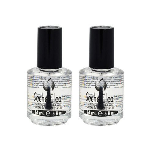 Lot 2 Seche Clear Base Vite Coat Salon Quality Nail Treatment Polish Crystal Dry