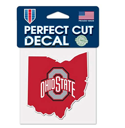 WinCraft NCAA Ohio State Buckeyes 4x4 Color Outdoor Vinyl Decal