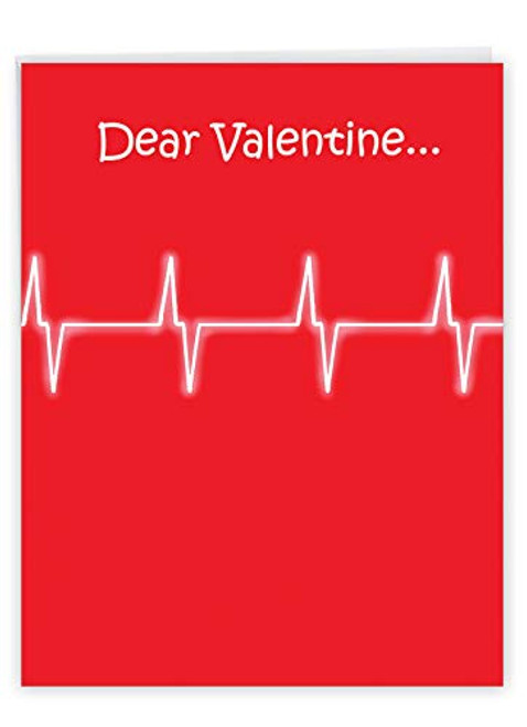 NobleWorks - Large Valentines Day Card Funny 8_5 x 11 Inch - Vday Humor Big Greeting Notecard for Valentine - Thinking of You J2203VDG NobleWorks - Large Valentines Day Card Funny 8_5 x 11 Inch - Vday Humor Big Greeting Notecard for Valentine - Thinking of You J2203VDG