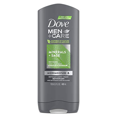 Dove MenCare Elements Body Wash MineralSage 13_5 oz for Healthier Stronger Skin Effectively Washes Away Bacteria While Nourishing Your Skin