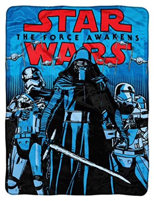 Disney's Star Wars: The Force Awakens, "Final Arrival" Micro Raschel Throw Blanket, 46" x 60", Multi Color Disney's Star Wars: The Force Awakens, "Final Arrival" Micro Raschel Throw Blanket, 46" x 60", Multi Color