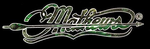 Mathews Arrow Logo - Camo Hunting Window Decal Sticker