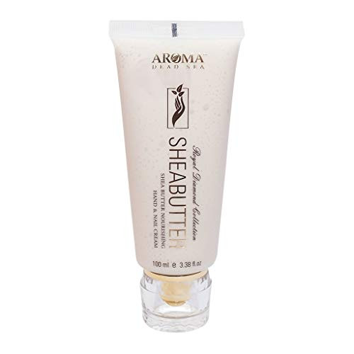 Aroma Dead Sea Nourishing Shea Butter Hand and Nail Cream 100ml 3_38 fl_ Oz_ with Dead Sea Minerals Vitamin E Paraben Free Cruelty Free Aroma Dead Sea Nourishing Shea Butter Hand and Nail Cream 100ml 3_38 fl_ Oz_ with Dead Sea Minerals Vitamin E Paraben Free Cruelty Free
