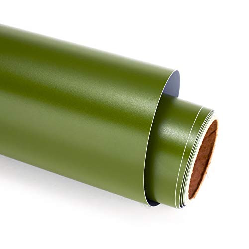 Permanent Adhesive Vinyl 12 x 6ft Matte Olive Green