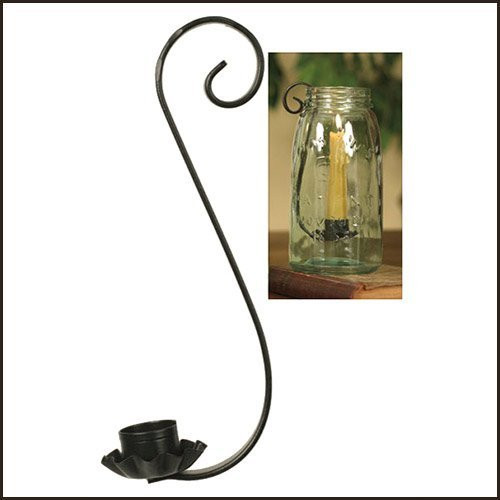 Mason Jar Taper Candle Holder