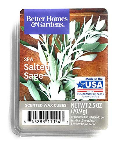 Better Homes  and  Gardens Scented Wax Cubes 2_5 oz Sea Salted Sage 2_5 Oz