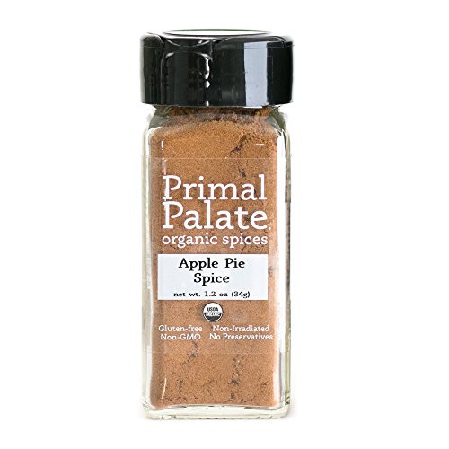 Primal Palate Organic Spices Apple Pie Spice Certified Organic 1_2 oz Bottle