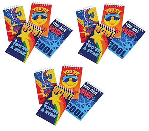 2 DZ 24 Motivational Student Mini Notebooks ~ Goody Bags Giveaways Party Favors Classroom Rewards and Student Prizes