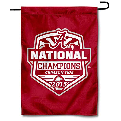 College Flags  and  Banners Co_ Alabama Crimson Tide National Champs Garden Flag