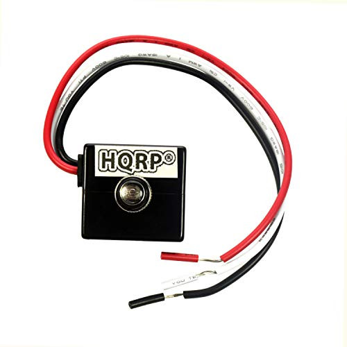HQRP 120V Outdoor Light Sensor Photocell Dusk to Dawn Photoelectric Switch Hard-Wired Post Eye Light Control Incandescent Halogen Fluorescent LED UL Listed
