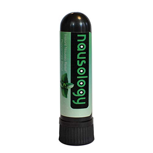 Nausea Relief Aromatherapy Inhaler by Nausology Peppermint Essential Oil Blend Quick Relief Morning Sickness Motion Sickness Migraine Relief Chemo Relief Natural Drug Free Remedy