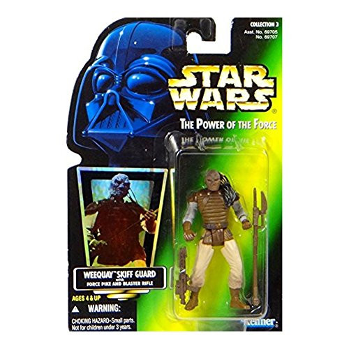 Star Wars The Power of the Force Green Card Weequay Skiff Guard Action Figure 3_75 Inches Star Wars The Power of the Force Green Card Weequay Skiff Guard Action Figure 3_75 Inches