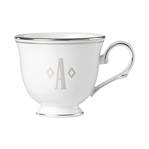 Lenox Federal Platinum Block Monogram Dinnerware Teacup, A