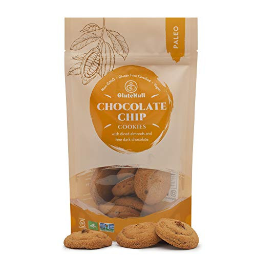 GluteNull Chocolate Chip Cookies - Vegan Paleo Gluten Free Non-GMO