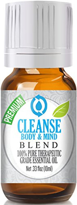 Cleanse Body  and  Mind Blend Essential Oil - 100 Pure Therapeutic Grade Cleanse Body  and  Mind Blend Oil - 10ml