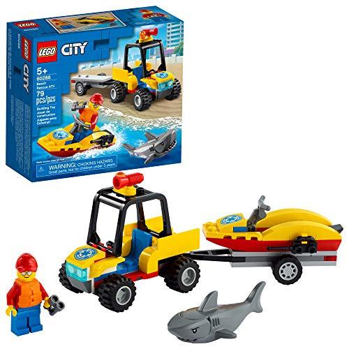 LEGO City Beach Rescue ATV 60286 Building Kit Fun Cool Toy for Kids New 2021 79 Pieces