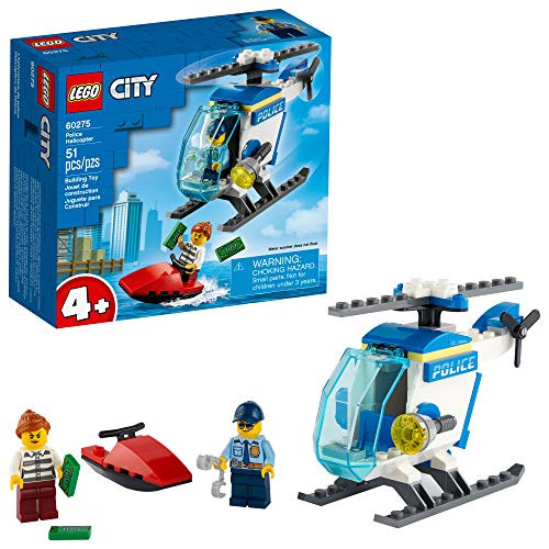 LEGO City Police Helicopter Building Kit Cool Police Helicopter Toy 60275 New 2021 51 Pieces LEGO City Police Helicopter Building Kit Cool Police Helicopter Toy 60275 New 2021 51 Pieces
