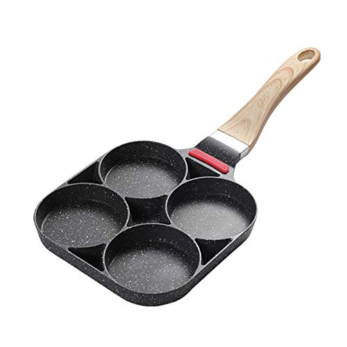 CALIDAKA Iron Eggs Frying Pan with Non-Stick Ceramic Coating 4 Cup Eggs Cooker Pan Multipurpose Pancake Pan Burger Omelet Cooker Griddle CALIDAKA Iron Eggs Frying Pan with Non-Stick Ceramic Coating 4 Cup Eggs Cooker Pan Multipurpose Pancake Pan Burger Omelet Cooker Griddle