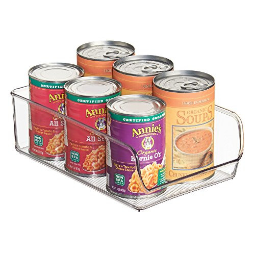 InterDesign Linus Refrigerator or Freezer Food Storage Container  Organizer Drawer for Kitchen or Pantry - Large, Clear