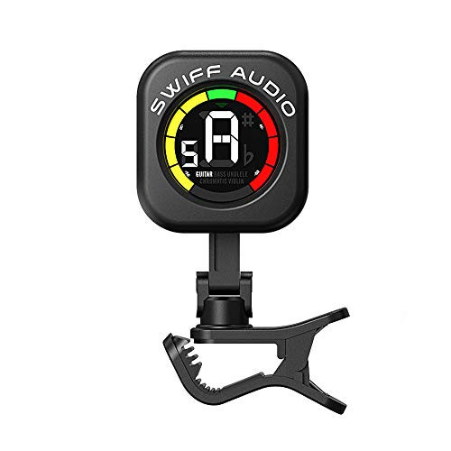 Guitar Tuner Clip-On Tuner For Guitar Bass Violin Ukulele  and  Chromatic Tuning Modes Colorful LCD Display A12