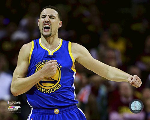 NBA Klay Thompson Golden State Warriors Game 6 2015 Finals Photo Size 8 x 10