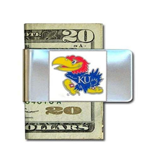 NCAA Siskiyou Sports Mens Kansas Jayhawks Steel Money Clip One Size Team Color