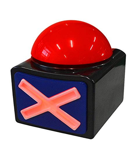 Boskey Game Answer Buzzer - Game Buzzer with Lights and Sound Trivia Quiz Got Talent Buzzer - Buzzer Buttons for Game Show Buzzer