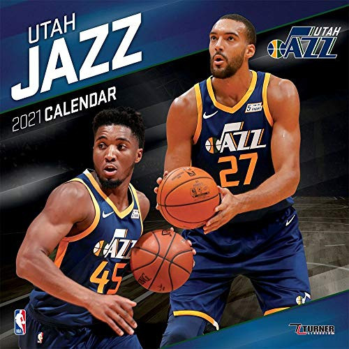 TURNER Sports Utah Jazz 2021 12X12 Team Wall Calendar 21998011897