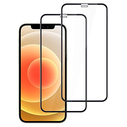 IRSHE Compatible for iPhone 12 Pro Screen ProtectoriPhone 12 Screen protector Full Coverage No Bubble Tempered Glass Screen Protector for iPhone 12 ProiPhone 12 6_1 inch2-Packs
