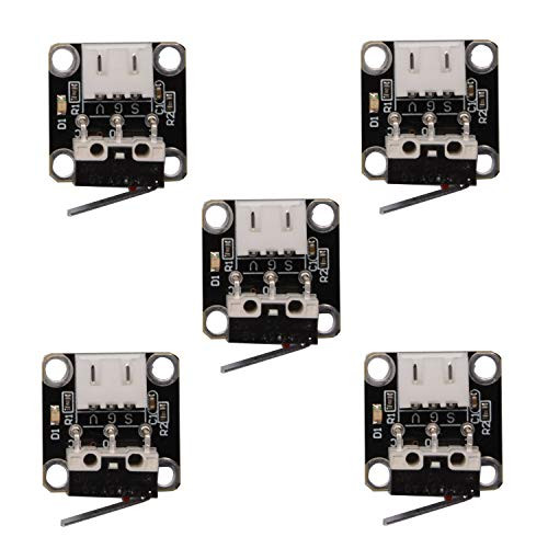 CHENBO 5Pcs 3D Printer Parts Mechanical Limit Switch Endstop Switchs Horizontal End Stop Switch for Ramps RepRap CR-10 3D Printer