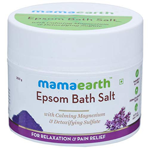 Mamaearth Epsom Bath Salts for Relaxation and Pain Relief Made in the Himalayas- Toxin-free All Natural with Organic Ingredients Mamaearth Epsom Bath Salts for Relaxation and Pain Relief Made in the Himalayas- Toxin-free All Natural with Organic Ingredients
