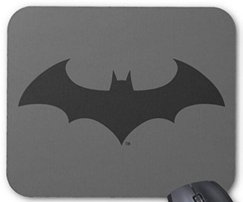 BGLKCS Batman Simple Bat Silhouette Logo Mouse Pad Computer Accessories Gaming Mouse Mat 11_8X9_8