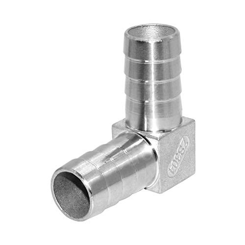 Beduan 38 Hose Barb Elbow Stainless Steel 90 Degree L Right Angle Barbed Fitting