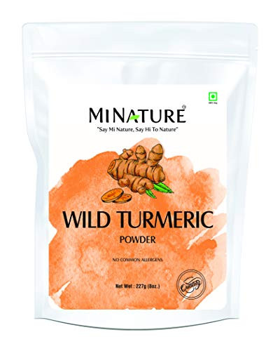 100 Natural Wild turmeric Powder by mi nature 227g 8oz  Kasturi Manjal  Curcuma Aromatica  Jangli Haldi  Kasthuri Manjal  100 Natural  Nothing external added  Kasturi manjal for skin care