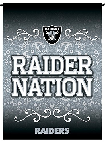 Rico Industries Raiders Garden Flag 13 X 18