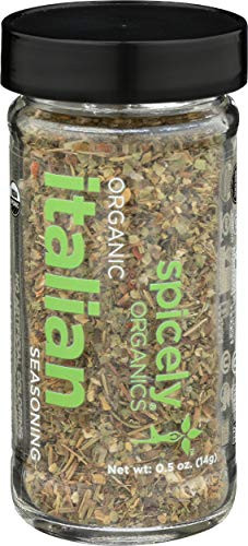 Spicely Organic Seasoning Italian 0_50 Ounce Jar Certified Gluten Free