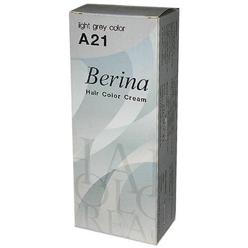 Silver Ash Grey Permanent Hair Dye Cream Lolane Goth by Berina