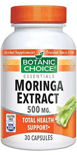 Botanic Choice Moringa Extract Supplement 500 mg 30 Count