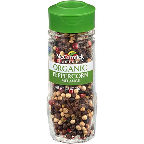 McCormick Gourmet Organic Peppercorn Melange 1_25 oz McCormick Gourmet Organic Peppercorn Melange 1_25 oz