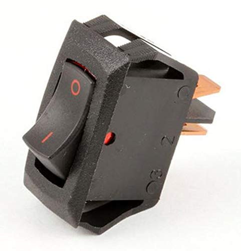 Carling Technologies RA901-VB-B-9-V X4 Switch Rocker Spst 16A 250V Black Pack of 4