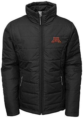 NCAA by Outerstuff NCAA Minnesota Golden Gophers Youth Girls Cheer Squad Ultra Lite Full Zip Jacket Black Youth Medium10-12
