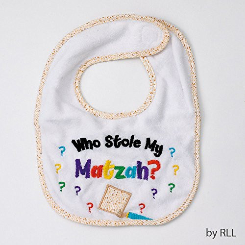 Rite Lite Adorable Passover Bib Who Stole My Matzah?