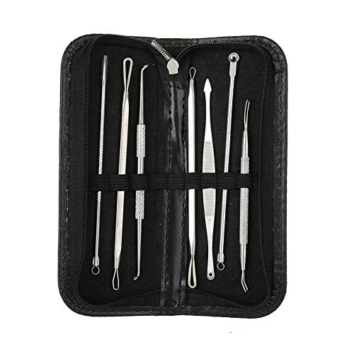 Blackhead Acne Removal Tool Kit 7Pcs Professional Stainless Steel Pimple Extractor Comedone Removal Tools Set