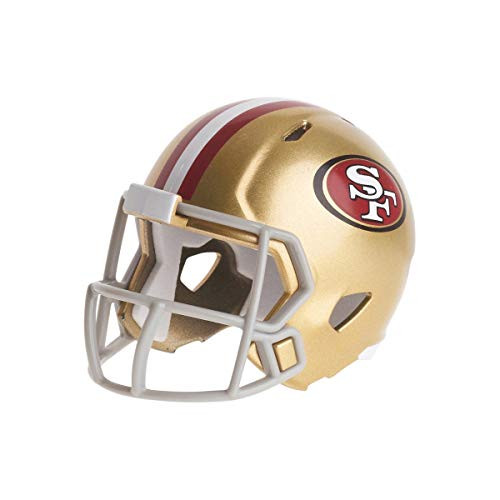 SAN Francisco 49ERS NFL Riddell Speed Pocket PRO MicroPocket-SizeMini Football Helmet
