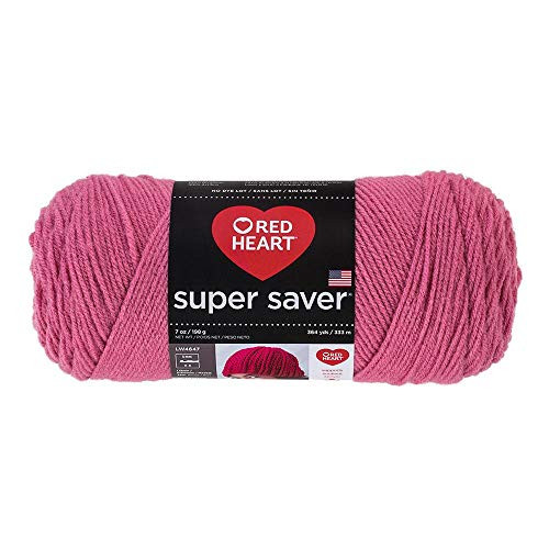 Red Heart Yarn Light Raspberry Red Heart Super Saver Yarn 774
