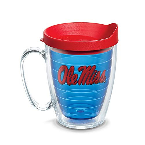 Tervis 1106326 Nebraska University of Txt Emblem Individually Boxed Mug with Red lid 16 oz Clear