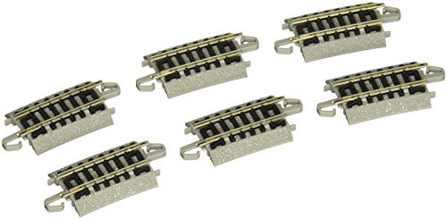 Bachmann Industries E-Z Track Quarter Section 11.25" Radius Curved Track (6/card) N Scale
