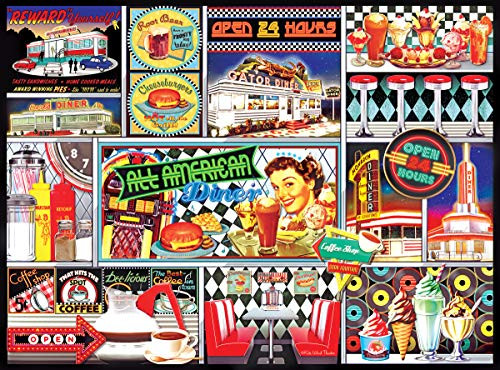 Puzzle Collector 1000 Piece Jigsaw Puzzle - 50s Retro Collage by Kate Ward Thacker