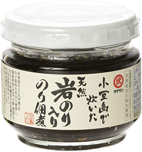 Tsukudani of Natural Nori 3_5 oz 100g in bottle_ TUKUDANI is a preserved food made with soy sauce_ A traditional Japanese food that has been around for 400 years_ NATURAL NORI
